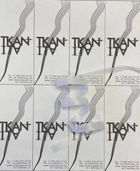 Лента нитепрошивная клеевая по долевой (100%полиэстер, Белый, 10)