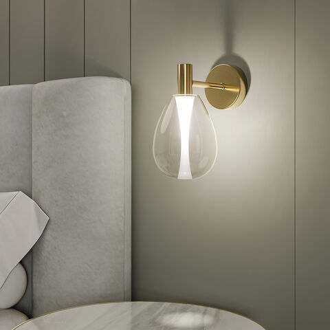 Настенный светильник Eurosvet Magma 60175/1 латунь