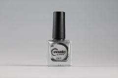 Лак для стемпинга Swanky Stamping №004, серебро, 10 мл.