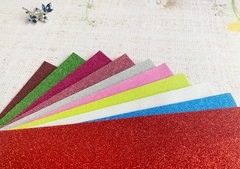 Фоамиран глиттерный Премиум, р. 20х30 см, 2 мм