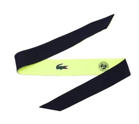 Бандана теннисная Lacoste x Roland Garros Reversible Tennis Headband - blue/yellow