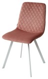 фото 3 Стул DAIQUIRI BLUVEL-52 PINK / белый каркас, велюр М-City на profcook.ru