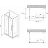 Abber Schwarzer Diamant AG30170BH-S50B-S50B Душевой уголок, 170x50x195