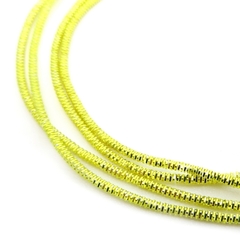 Канитель/трунцал мягкая, фигурная KAN/MN, 1 мм, глянец, яркий лайм