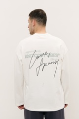 Лонгслив MAN, COZY VIBES, молочный