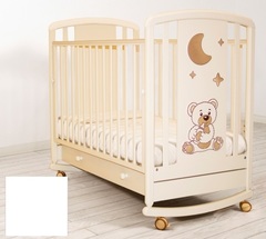 Кровать детская К-2002-30м "Жаклин" (белая)