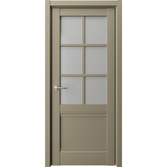 Межкомнатная дверь Киото серый со стеклом