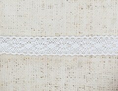 Кружево хлопковое/Тесьма вязаная 01.30.161, ш. 2,8 см, молочный