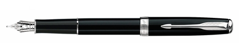 Ручка перьевая Parker Sonnet F530 Lacquer Deep Black CT, F (S0833880)
