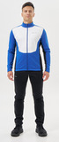 Тренировочная куртка Nordski Advance White/True Blue/Black мужская