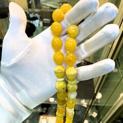 Мусульманские четки из натурального янтаря