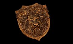 Силиконовый молд № 453 Щит лев