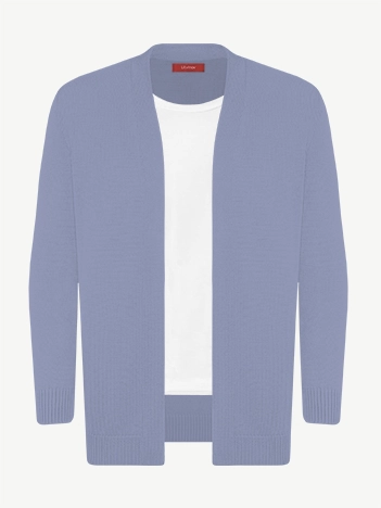 Кардиган с планкой из кашемира