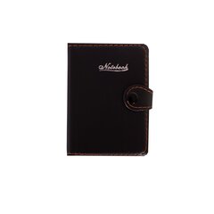 
          Записная книжка с авторучкой, 8,0 см * 11,0 см, 7БЦ, Alingar, иск. кожа, клапан на кнопке, 72л., клетка