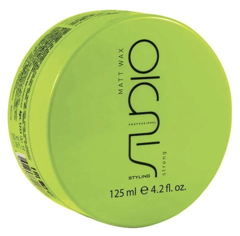Матовый воск для укладки волос сильной фиксации Matt Wax Studio Professional