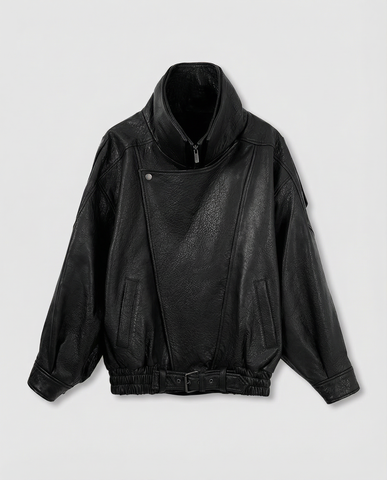 Кожаная куртка ARVELL (black)