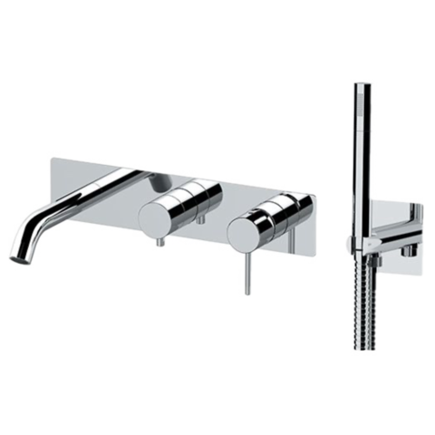 Remer X53D2WB Смеситель для ванны Remer X Style X53D2WB