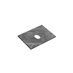 Sancos TT60A1 Столешница для ванной комнаты SANCOS 600х460, цвет black sky, арт. TT60A1 фото