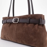 Сумка Саломея 216 эко-замша шоколад