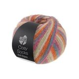 Пряжа Lana Grossa Meilenweit 100 Cosy Socks Multi Stripes 154