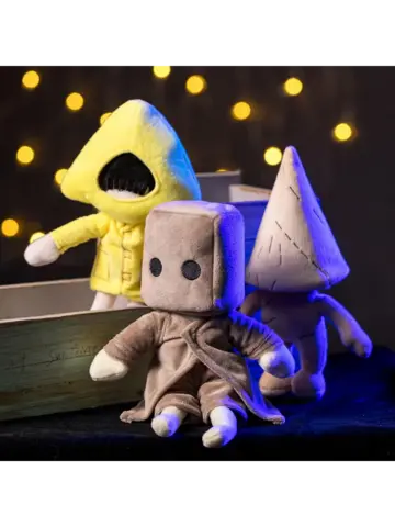 Игрушки мягкие Шестая Ном и Моно из игры Маленькие Кошмары