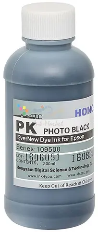 Чернила водные DCTec 7900D photo black dye  200мл. Серия 109500