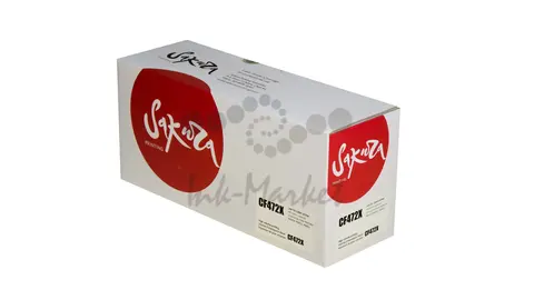 Картридж Sakura CF472X (657X) для HP, желтый, 23000 к.