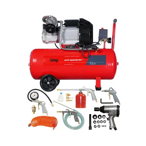 Компрессор поршневой Fubag AUTO MASTER KIT VDC 400/50 + 10 предметов