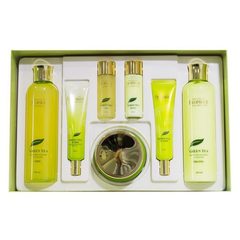 Deoproce Premium Greentea Total Solution Skin Care 5 Set бьюти-набор уходовых средств с экстрактом зеленого чая
