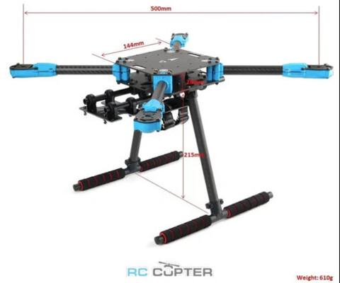 Рама квадрокоптера Holybro X500 FPV Frame v2