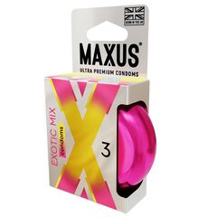 Ароматизированные презервативы Maxus Exotic Mix - 3 шт. - 