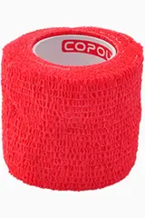 Лента-пластырь для гетр Copoly 5cm x 4,5m red - красный
