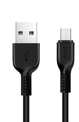 Кабель USB - microUSB Hoco X20 3м черный