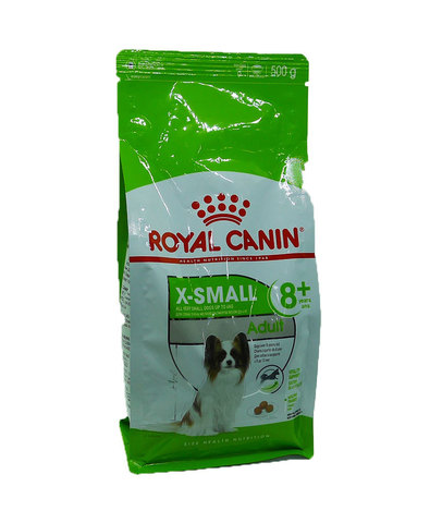 Royal Canin X-Small adult 8+ сухой корм для пожилых собак мелких пород 500г