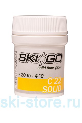 Картинка ускоритель Skigo Fluor solid C22 +20/-4, yellow, 20 г  - 1