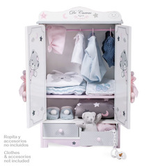 DeCuevas Гардеробный шкаф для куклы серии Скай 54 см (54024)