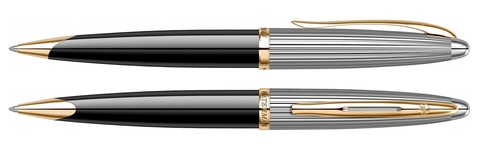 Набор подарочный Waterman Carene DeLuxe Black & Silver GT (2019744)