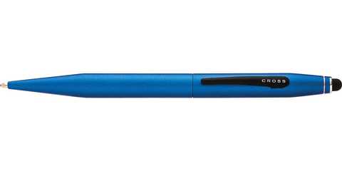 Ручка шариковая Cross Tech2, Metallic Blue со стилусом, M, BL (AT0652-6)