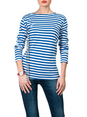 Купить Тельняшка летняя ВДВ (голубая полоса) ГОСТ МИНОБОРОНЫ в Магазине тельняшек