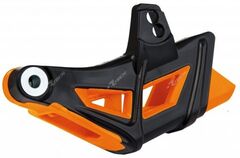 Ловушка цепи для KTM SX 125-250 / SXF250-505F 07, EXC-EXCF 08-13 черно-оранжевая RTech R-CRUKTMNRAR7