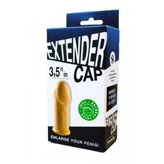 Насадка-удлинитель латексная Sitabella, 3,5 дюйма, телесного цвета