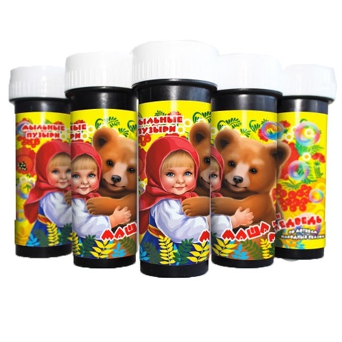 Мыльный пузырьМаша и медведь 1кор*20бл*6шт