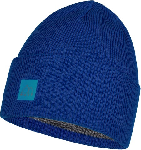Шапка Buff Crossknit Hat Solid Azure Blue фото 1