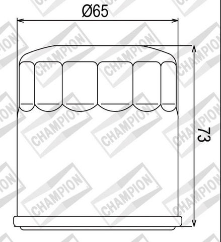 Фильтр масляный МОТО Champion COF203