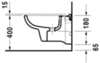 Биде подвесное Duravit D-Code 22571500002