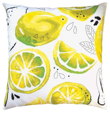 Коллекция:	Подушки¶Название по-английски:	Yellow lemons¶Название по-русски:	Жёлтые лимоны¶Размер кад