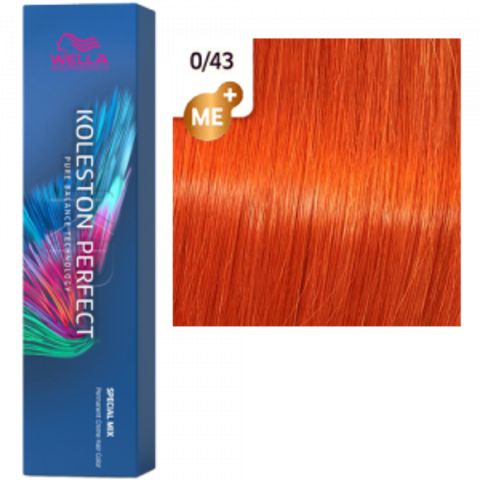 WELLA KOLESTON PERFECT 0/43 Красный золотистый 60 мл