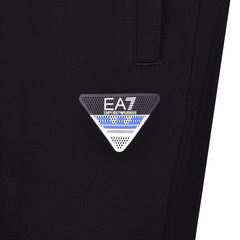 Теннисные брюки EA7 Man Jersey Trouser - black