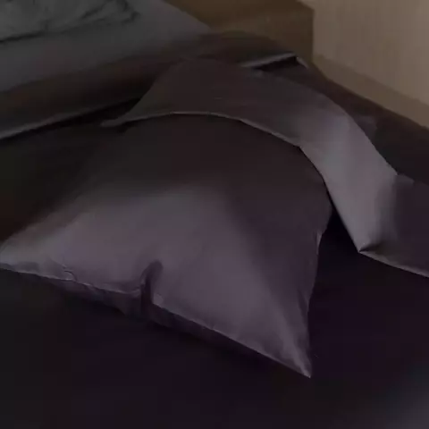 Наволочка 50x70 Mollen графитно-серая