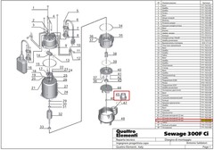 Штуцер QUATTRO ELEMENTI Sewage 250F / 300F Ci выходной 40 мм (771-763-050)